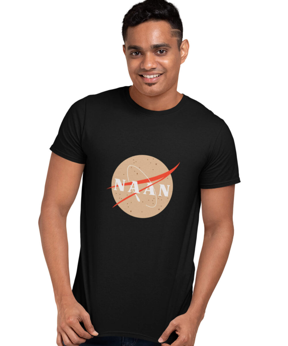 MEDLLE Fabulous Naan Men's T-shirt | Printed Cotton Tee - Image 3