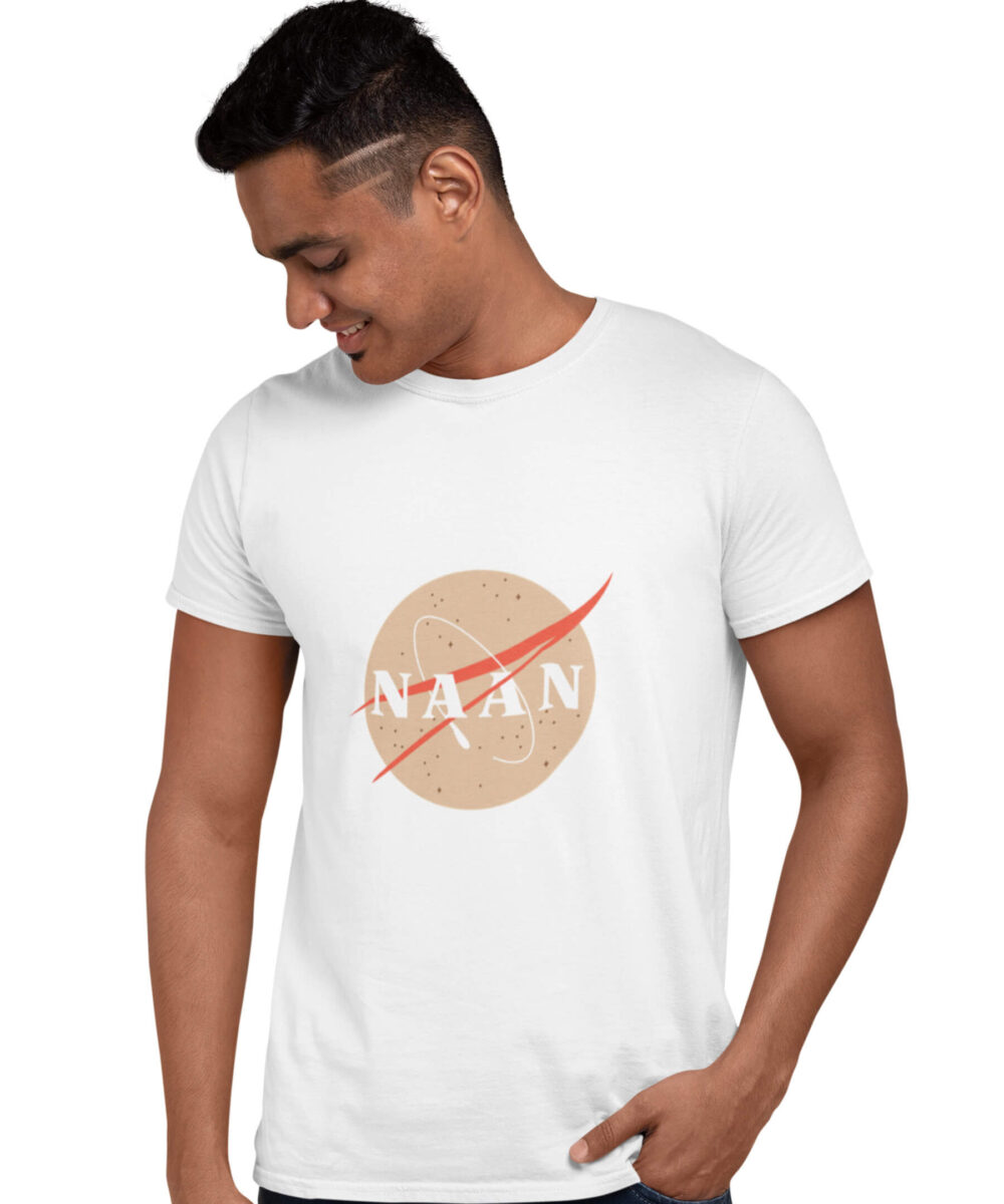 MEDLLE Fabulous Naan Men's T-shirt | Printed Cotton Tee - Image 2