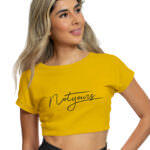 MEDLE Not Yours Graphic Crop Top | Lycra Ribbed Neck Style