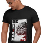 Medlle Trendy BE UNIQUE Unisex T-shirt | Typographic Printed Cotton Tee