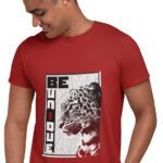 Medlle Trendy BE UNIQUE Unisex T-shirt | Typographic Printed Cotton Tee - Image 3