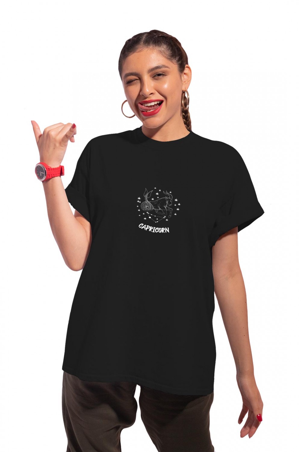Medlle Trendy THE CAPRICORN Unisex T-shirt | Chic & Cool Cotton Tee - Image 2