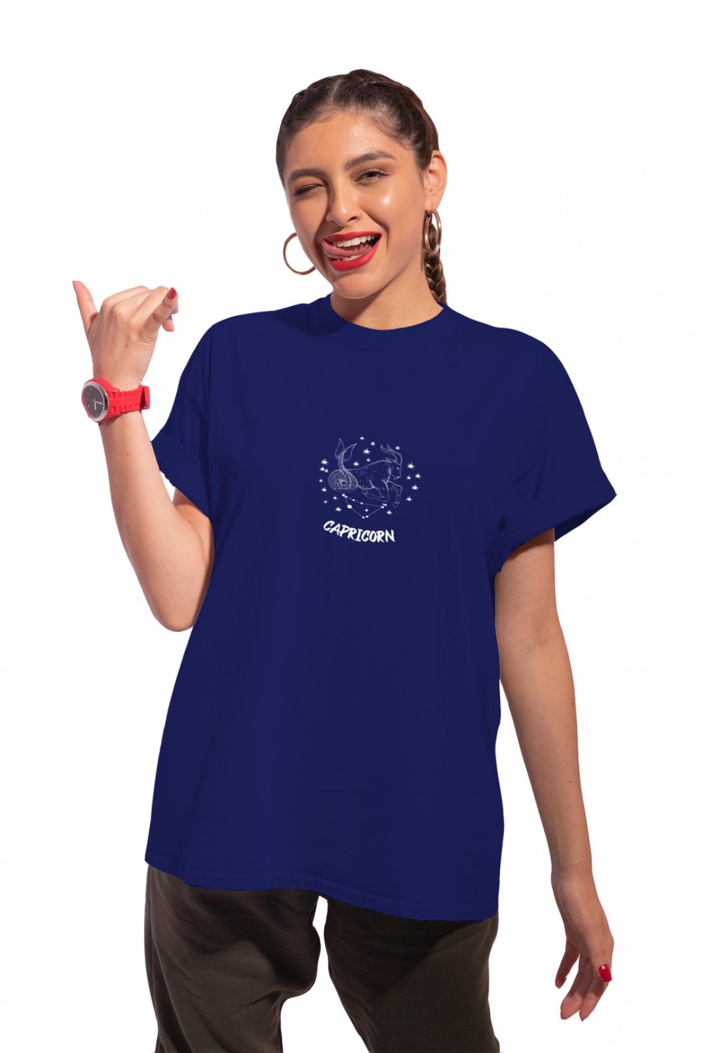 Medlle Trendy THE CAPRICORN Unisex T-shirt | Chic & Cool Cotton Tee