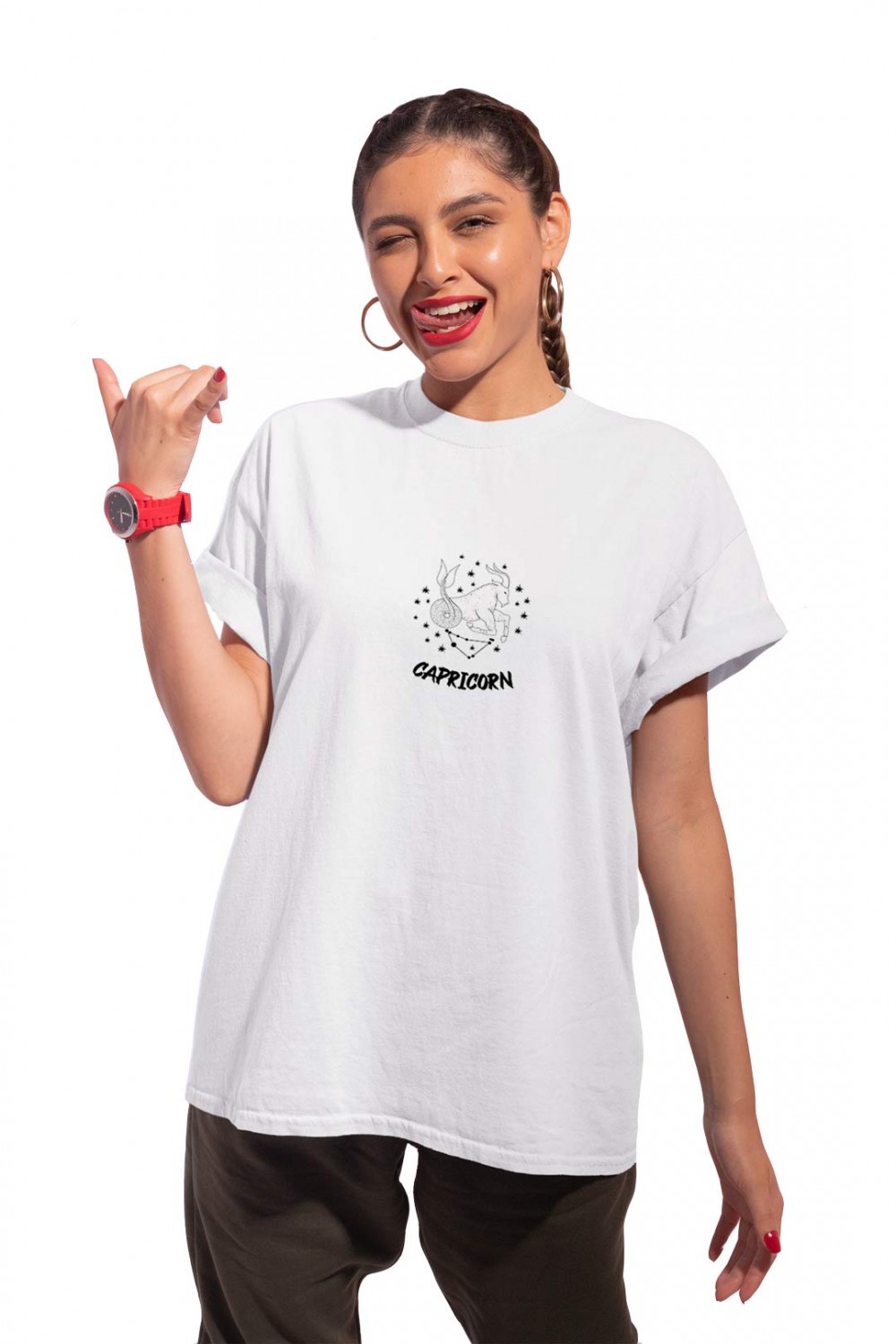 Medlle Trendy THE CAPRICORN Unisex T-shirt | Chic & Cool Cotton Tee - Image 3